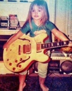 Minka Kelly Childhood Picture